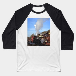 New Hope PA - Autumn Excursion on Steam Train Baseball T-Shirt